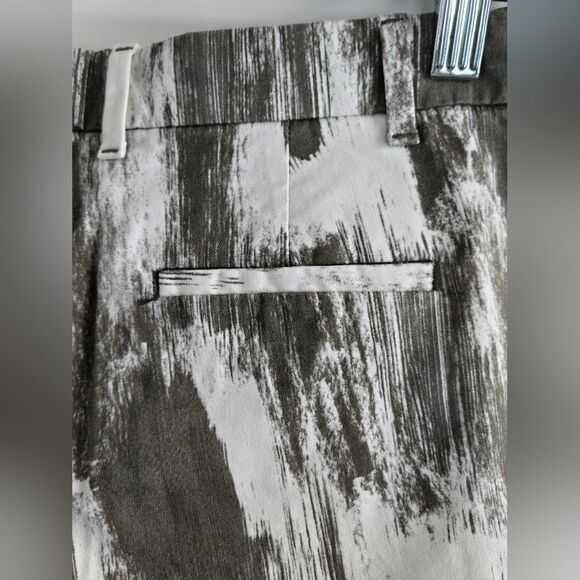 GAP Khakis by Gap Summer Short Sz 02R Green White - Picture 5 of 11